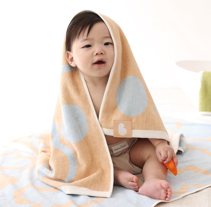 Bamboo Village Bath Towel (Bird Peach)