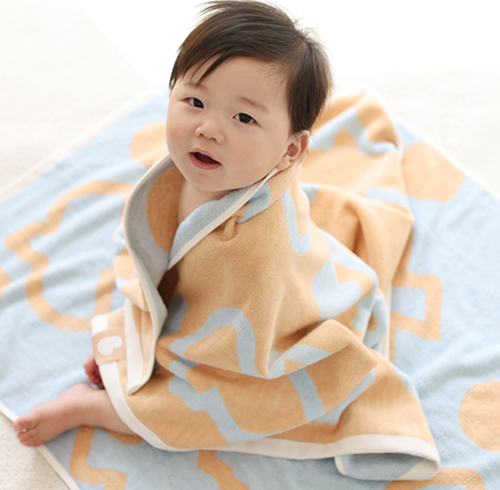 Bamboo Village Bath Towel (Bird Peach)