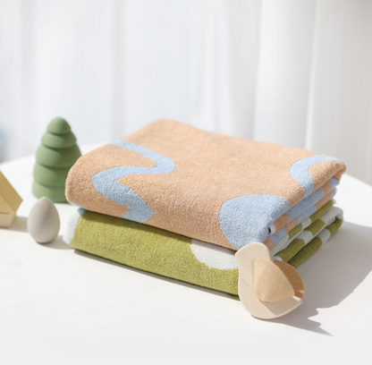 Bamboo Village Bath Towel (House Lime)