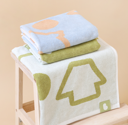 Bamboo Village Bath Towel (House Lime)