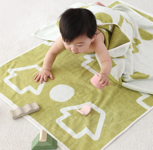 Bamboo Village Bath Towel (House Lime)