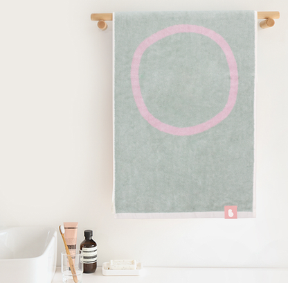 Bamboo Village Face Towel (Moon Pink)