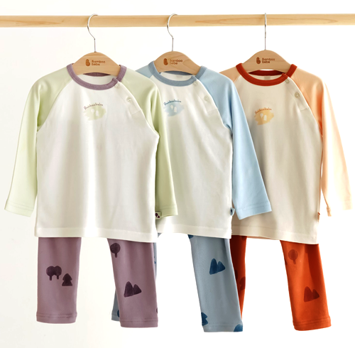 Bamboo Village Long Sleeve Loungewear Forest